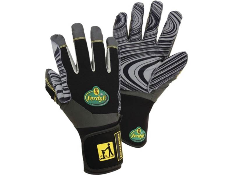 L+D 19711-XXL Vibrationsschutzhandschuhe Schock Absorber Größe XXL schwarz/grau