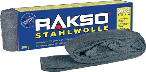RAKSO 10024 Stahlwolle  mittel 0  200 g