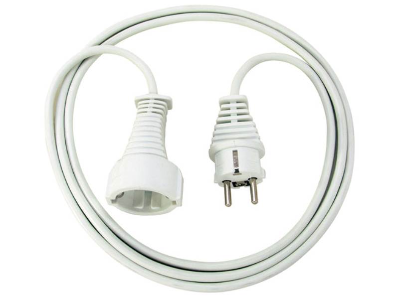 Brennenstuhl 1168120015 Verl.-Kabel 2m H05VV-F3G1,5 weiss mit KiSchu