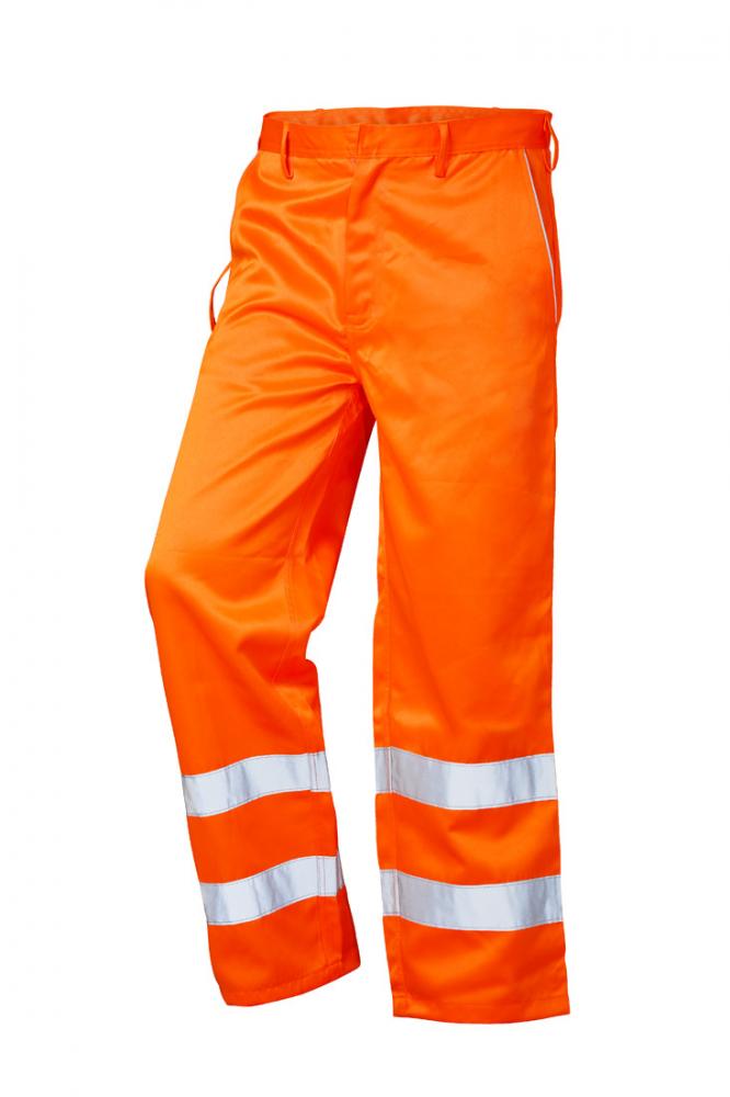 Gr .62 *HEINZ* WARNSCHUTZ-BUNDHOSE orange *HEINZ* HIGH VIS TROUSERS