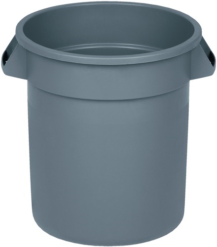 RUBBERMAID FG261000GRAY Mehrzwecktonne  grau 38 l PE Außen-D.400xH435mm