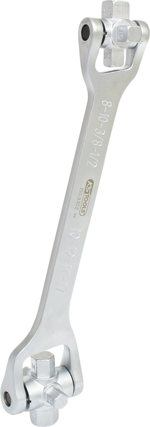 KS Tools 150.9302 8 in 1 Öldienst-Schlüssel, 270 mm