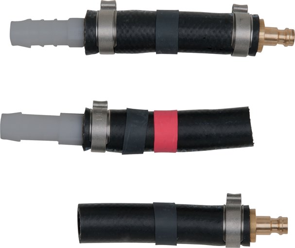 KS Tools 150.1875 Adapter-Satz 3-tlg. Ø12,0 mm (schwarz)