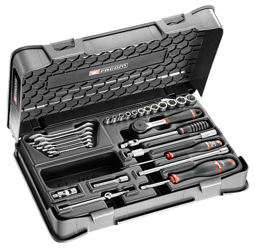 Facom R.430BP Steckschluessel-Set 1/4 R.161B, 27-tlg