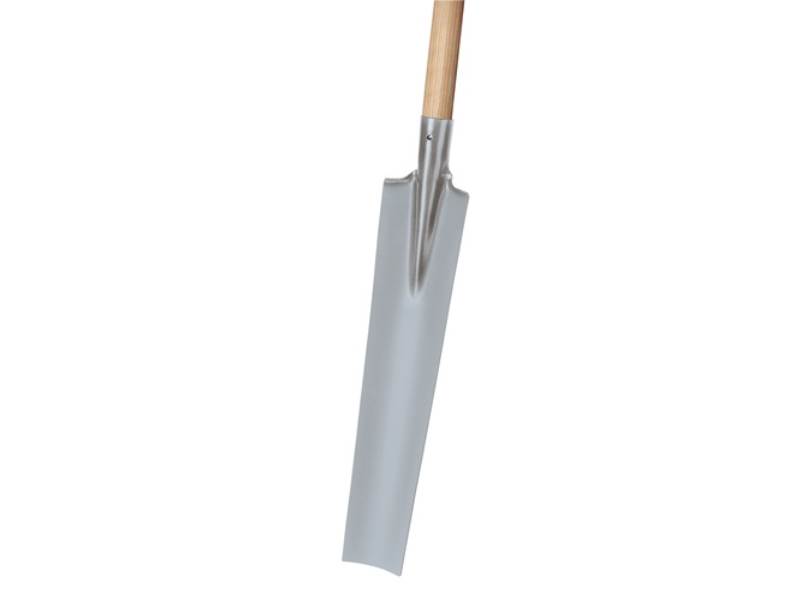 IDEAL 21110203 Drainierspaten GLORIA 550 x 125 / 90 mm Größe 2 850 mm mit Tritts