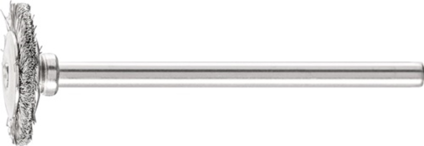 PFERD TOOLS 43100352 Minirundbürste RBU 1602/3 INOX 0,10 D16xB2xL3mm VA
