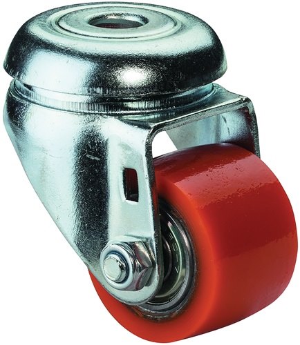 BS ROLLEN A601.C10.035 Lenkrolle  Rad-Ø 35 mm Tragfähigkeit 100 kg mit Rückenloc