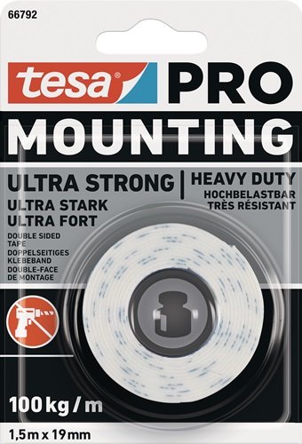 Montageband Mounting PRO Ultra Strong 66792 weiß Länge 1,5 m 19 mm
