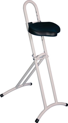 LOTZ 3680.11 Stehhilfe  Integralschaum Sitzhöhenverstellung 610-860 mm Stahlrohr