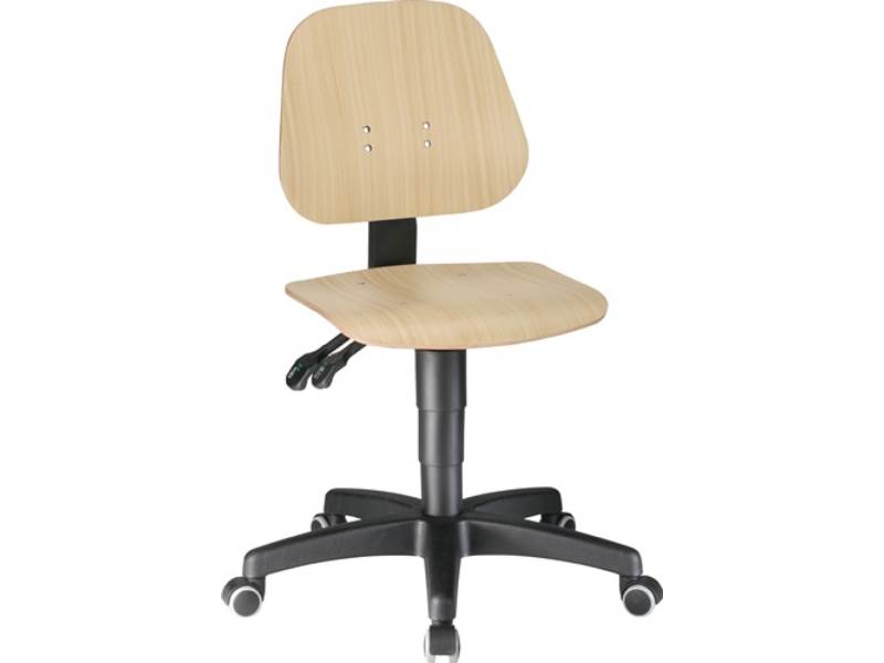 BIMOS 9653-   3000 Arbeitsdrehstuhl Unitec Rollen Buche 440-620 mm