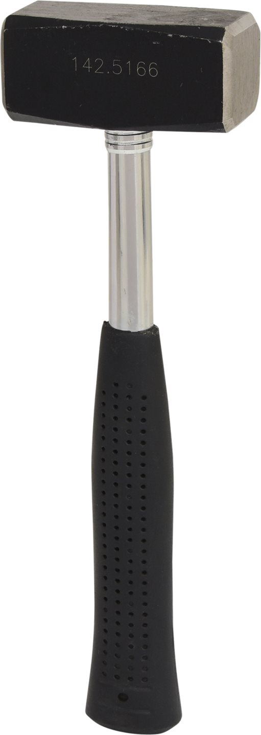 KS Tools 142.5166 Fäustel mit Stahlrohr-Stiel und Kunststoffgriff, 1250g