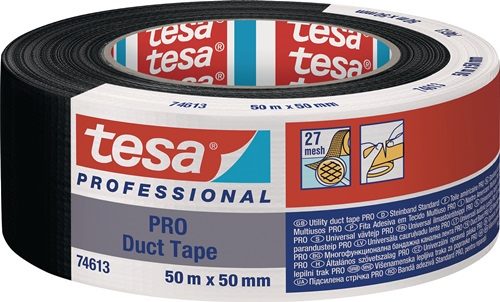 Gewebeband Duct Tape PRO 74613 schwarz  50 m  50 mm