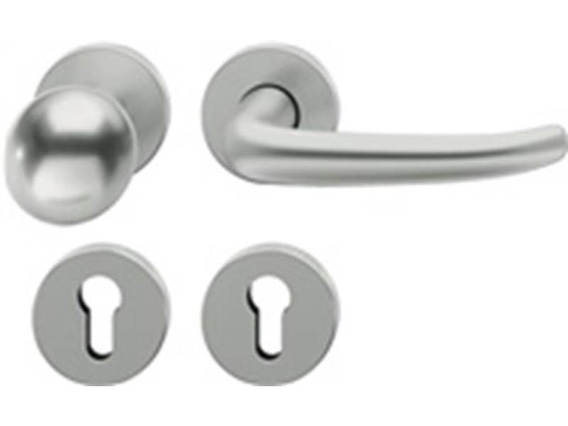 FSB 0 12 1023 01510 0105 Rosettengarnitur 12 1023 Aluminium 0105 U-Form PZ DIN l