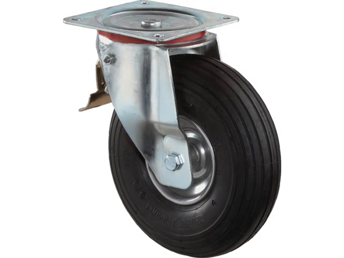 BS ROLLEN L420.C90.260 Luftrad  Rad-Ø 260 mm Tragfähigkeit 130 kg mit Anschraubp