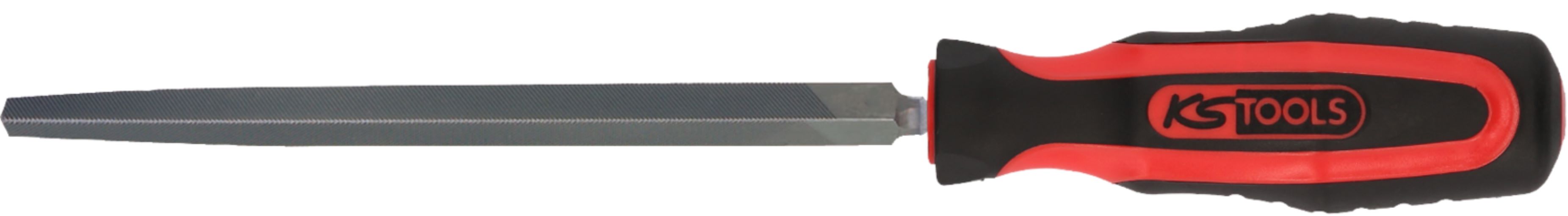 KS Tools 157.0425 Dreikant-Feile, Form C, 200mm, Hieb1