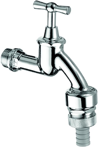 SCHELL 034170399 Auslaufventil  mit Knebelgriff 1/2Zoll, mattchrom