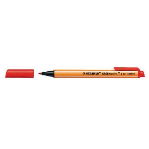 STABILO Feinschreiber GREENpoint 6088/40 0,8mm rot