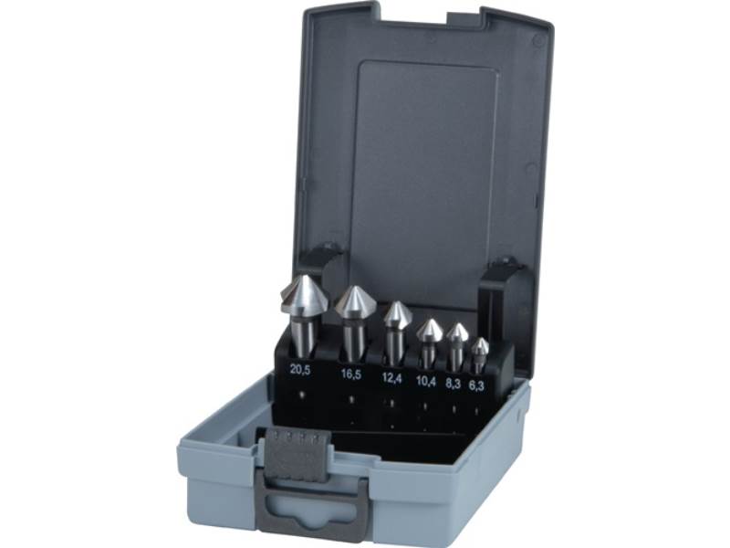 RUKO 102152ERO Kegelsenker-Satz DIN 335 C 90 ° 6,3-20,5 mm HSS-Co 5 6-teilig Kun