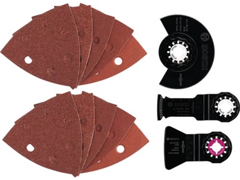 BOSCH 2608661694 GOP-Zubehör Universal-Set  13-teilig Holz und Metall