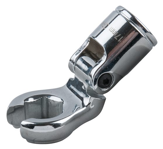 KS Tools 911.1715 Gelenk-Ringschlüssel-Stecknuss, 17 mm