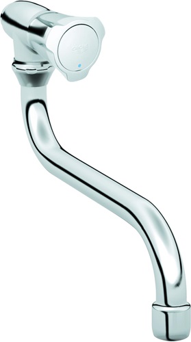 GROHE 30484001 Wandauslaufventil Costa DN 15, Markierung blau chrom