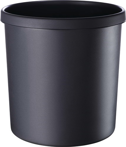 H61064-95 Papierkorb 18 l H310xD. 295 mm mit Griffrand Kunststoff schwarz
