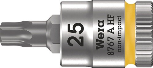 WERA 05003365001 Steckschlüsseleinsatz 8767 A HF TORX® 1/4 '' T25 Länge 28 mm