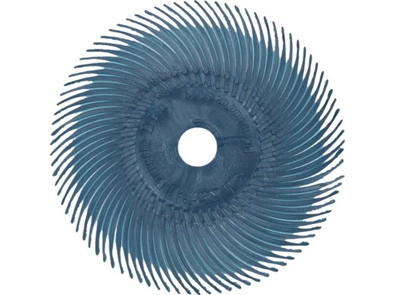 3M 30129 Radialbürstenscheibe RB-ZB Typ C D. 75 mm Körnung 400 blau 20000 min-¹