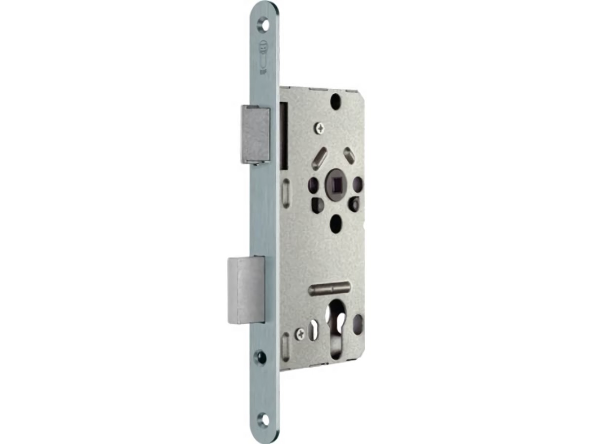 SSF Zimmertür-Einsteckschloss  PZW 20/ 55/72/8 mm DIN rechts silber käntig Klass