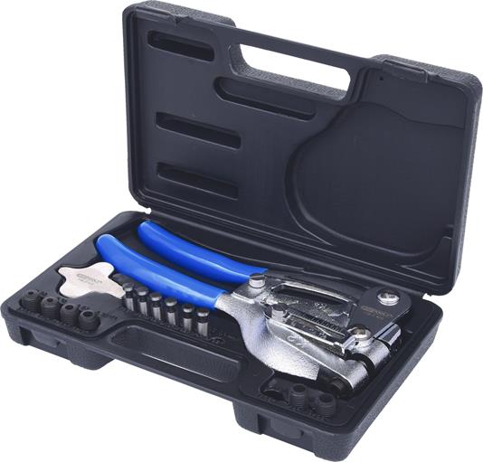 KS Tools 118.0105 Lochzangen-Satz, 16-tlg.