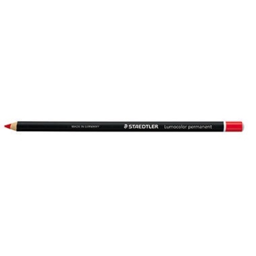 STAEDTLER Trockenmarker Lumocolor glasochrom 108 20-2 permanent rot