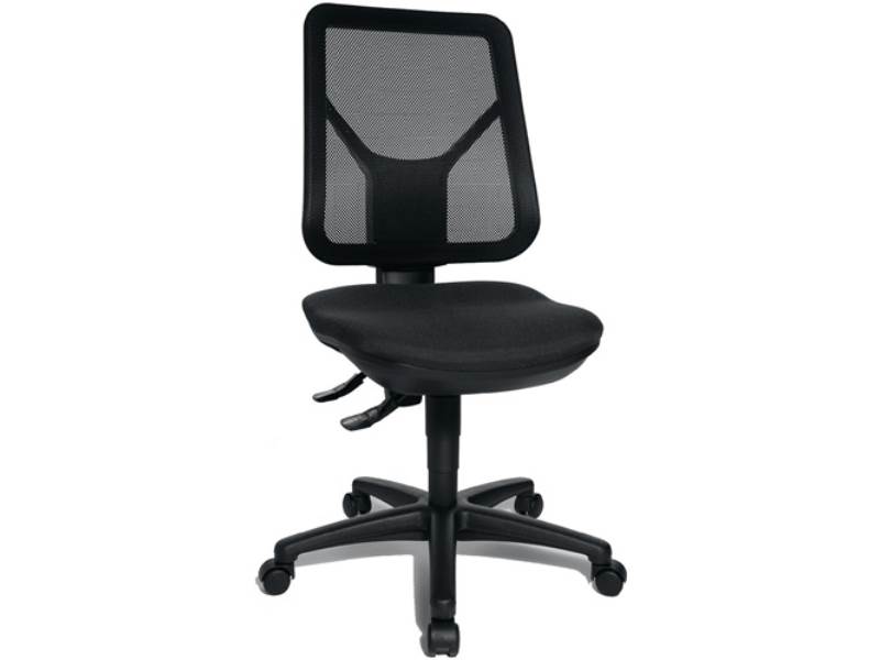TOPSTAR AN800G200 Bürodrehstuhl  mit Lendenwirbelstütze schwarz 430-510 mm ohne