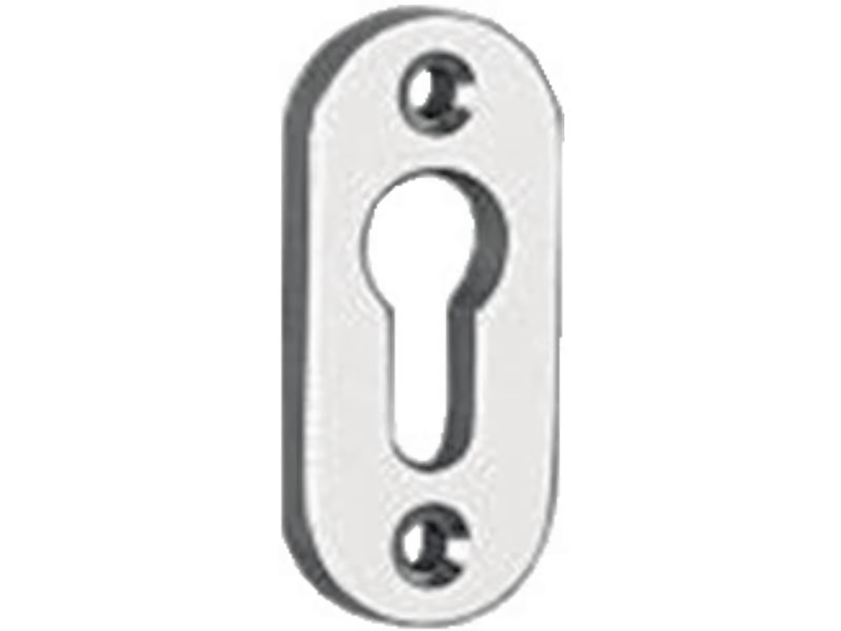 EDI 3393/0000/01 Schlüsselrosette 3393/0000 Aluminium F1 Schildstärke 8 mm PZ ov