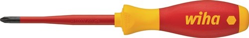 WIHA 35393 Schraubendreher 3211 slimFix Gr.PH 1 Klingenlänge 80 mm VDE isolie