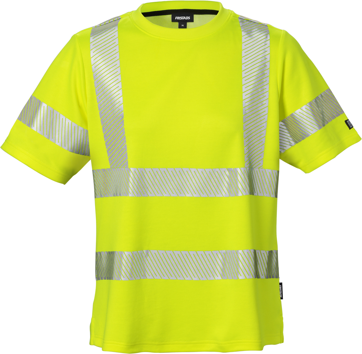 Fristads 129515-130-XS High Vis Damen-T-Shirt, Kl. 2 7458 THV Dynamic Rundhalsau