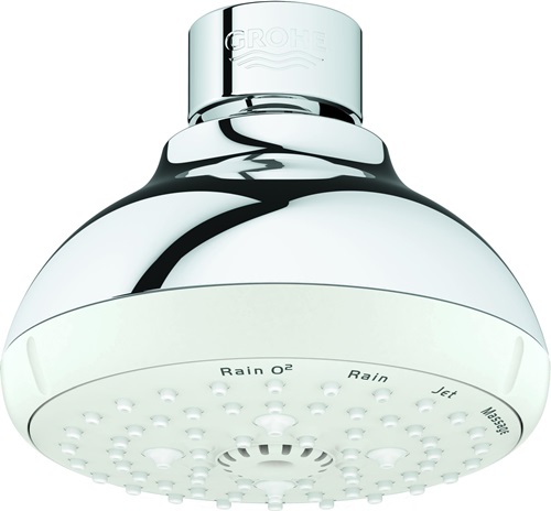 GROHE 27606001 Kopfbrause Tempesta 4 Strahlarten chrom 9l/min