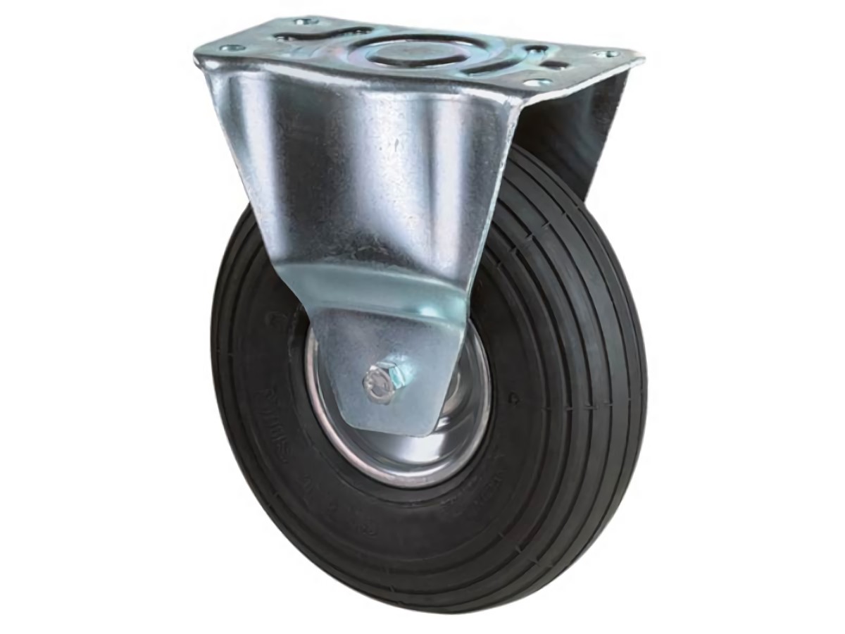 BS ROLLEN L410.C90.260 Luftrad  Rad-Ø 260 mm Tragfähigkeit 130 kg Bockrolle mit