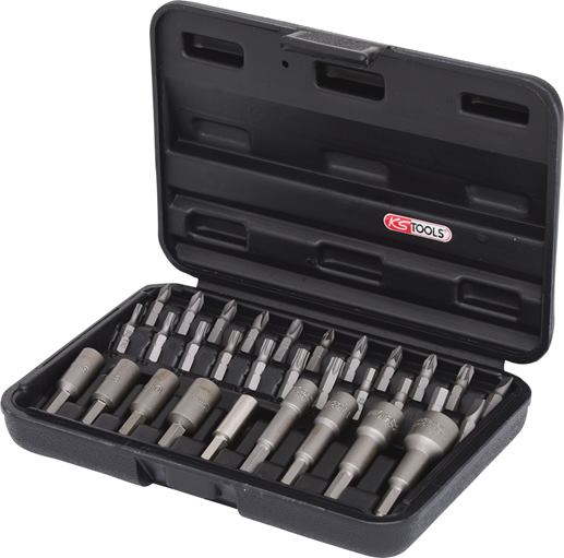 KS Tools 122.2100 1/4'' CLASSIC Bit- und Einschraubwerkzeug-Satz, 31-tlg.