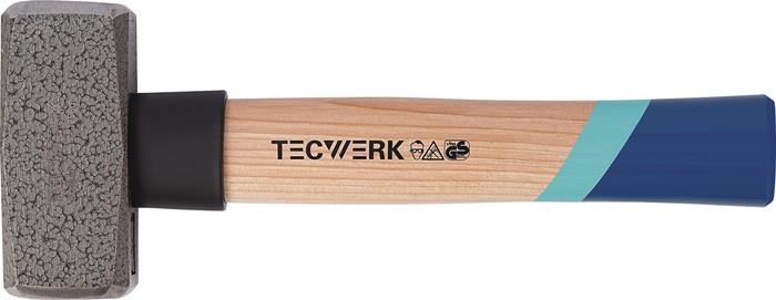 TECWERK 2000811242 Fäustel Kopf-G.1000g Hickory Stielschutzhülse TECWERK 2000811