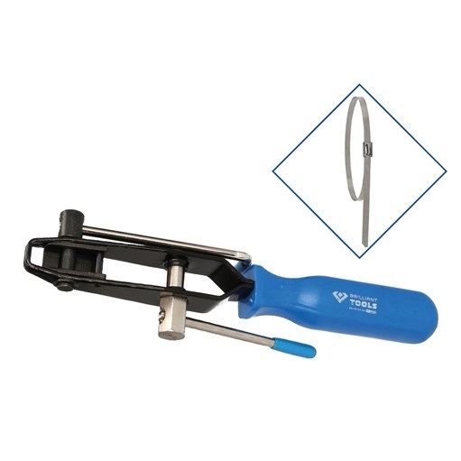 Brilliant Tools  BT676001 Spann- und Schneidwerkzeug für Endlosschellen
