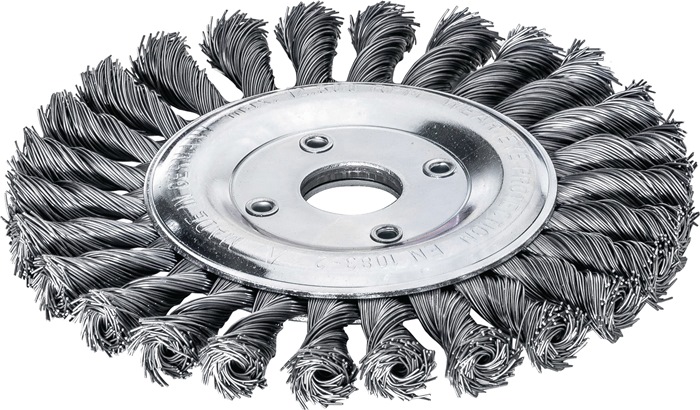 LESSMANN 473211 Rundbürste  Ø 125 mm Bohrung Drahtstärke 0,5 mm Stahl 14 mm 1250