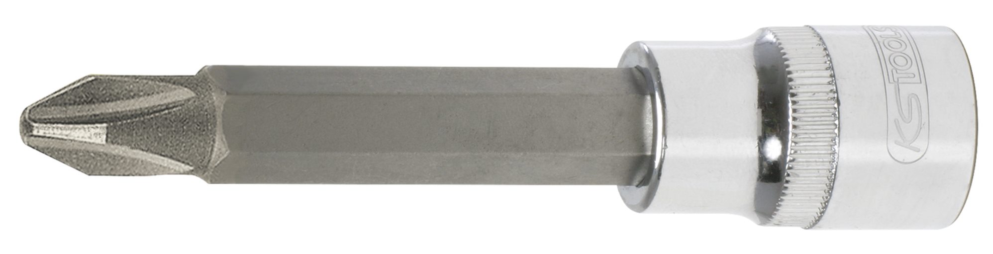 KS Tools 918.1756 1/2'' CHROMEplus Bit-Stecknuss, lang, PH4