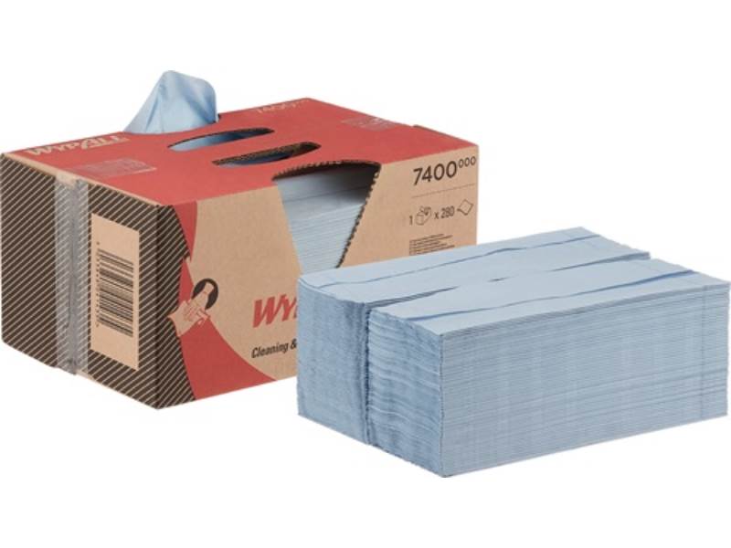 WYPALL 7400 Putztuch WYPALL® L20 7400 L.ca.420 mmxB.ca.330 mm blau 2-lagig