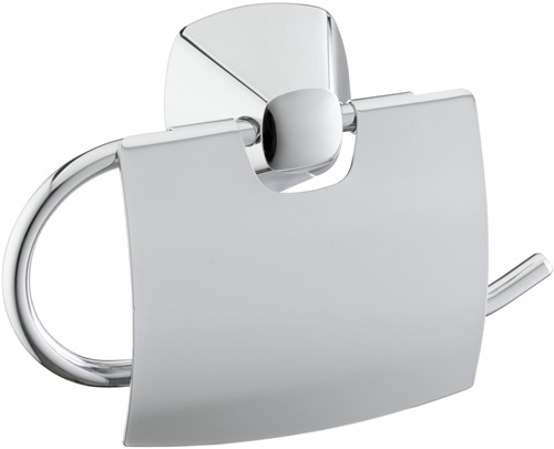 KEUCO 02760010000 Toilettenpapier-Rollenhalter CITY.2 verchromt mit Deckel