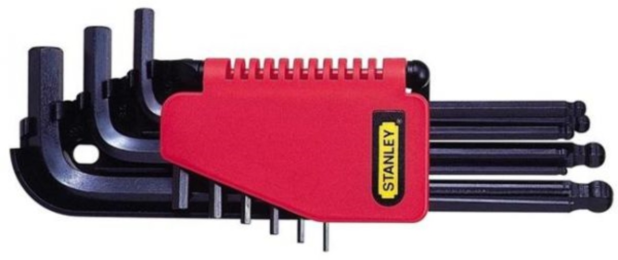 Stanley 0-69-256 Stiftschluessel-Set metrisch 9-tlg