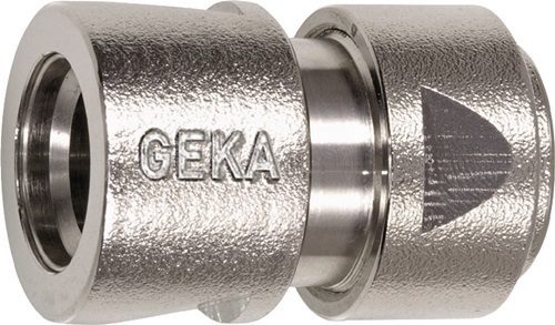 GEKA 46.0701 Schlauchstück GEKA plus Messing vernickelt Schlauchgröße 13 mm
