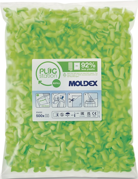 MOLDEX 746001 Gehörschutzstöpsel Contours® 746001 EN 352-2 SNR 35 dB 500 Paar /