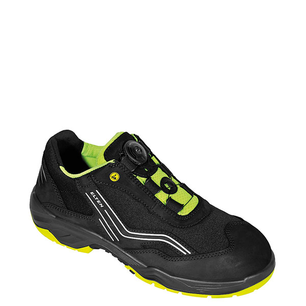 AMBITION Boa neon Low ESD S2 - 72752Hydrophobiertes Nubukleder / hydrophobiertes Textilmaterial Atmungsaktives TextilfutterGeschlossene, gepolsterte LascheSemi-orthopädische Einlegesohle DIMENSION PRO ESDESD-fähige Softvlies