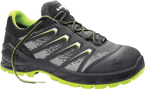 LOWA 00054240-43 Sicherheitsschuh Larrox Work GTX grey Lo Größe 43 grau/grün S3