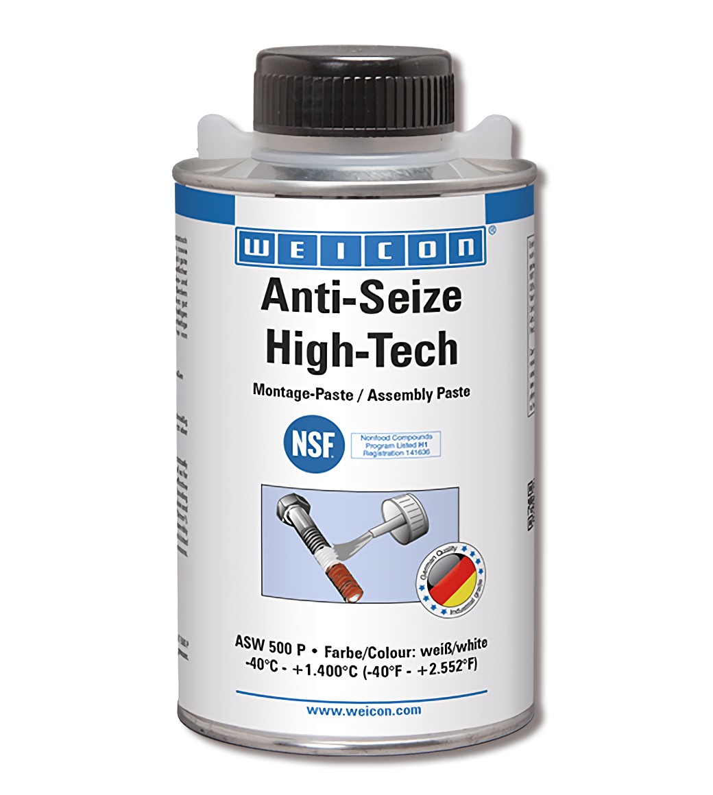 WEICON 10030351 (26100050) Anti-Seize ASW 500 P 500 g, High-Tech Montagepaste